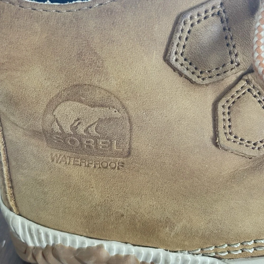SOREL‎ Women Out 'N About Leather Waterproof Boots Size 6
